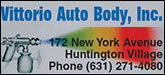Vittorio Auto Body, Inc Sponsorship Banner