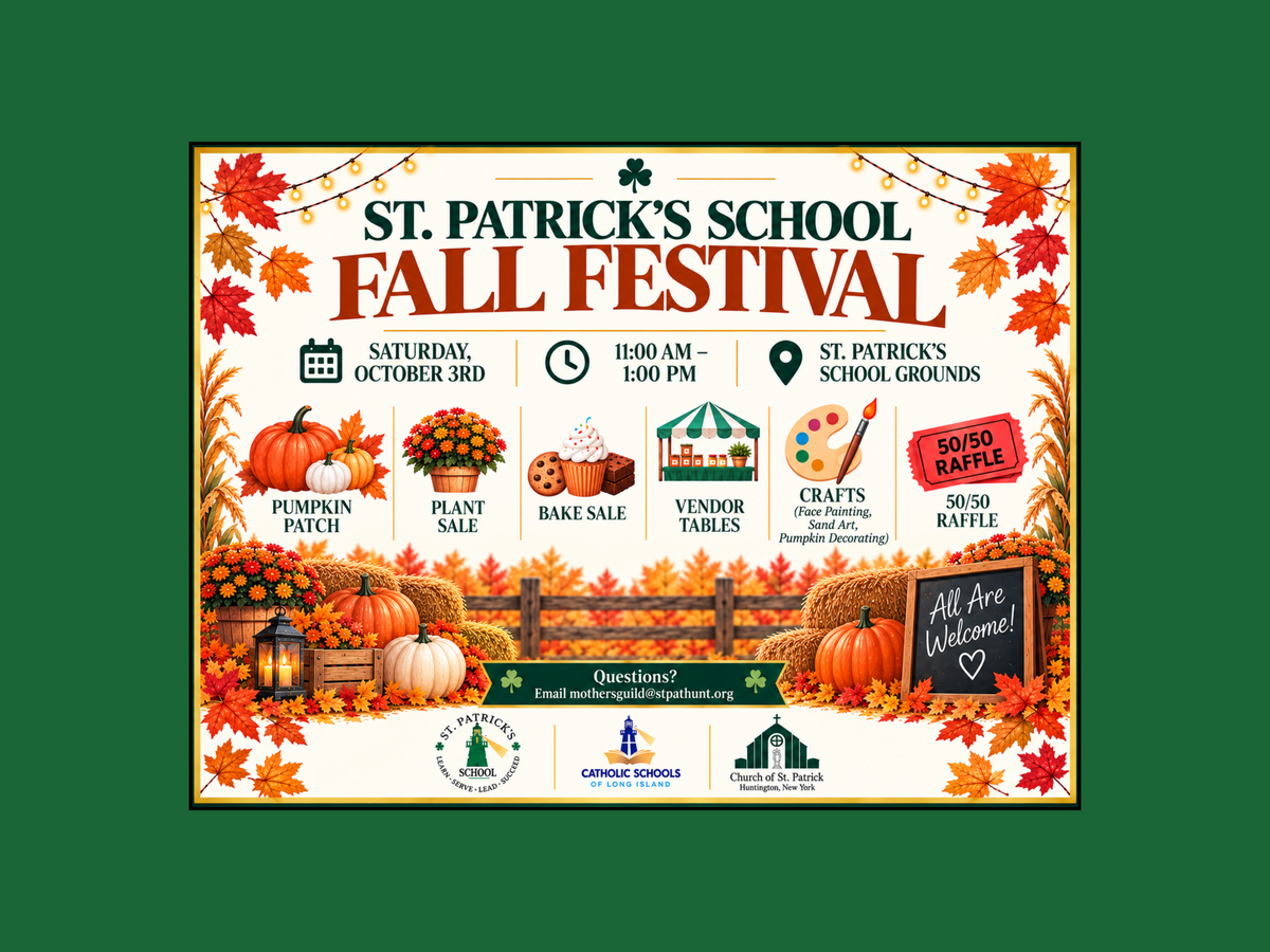Fall Festival - Saturday, October 3rd at 11:00 am 