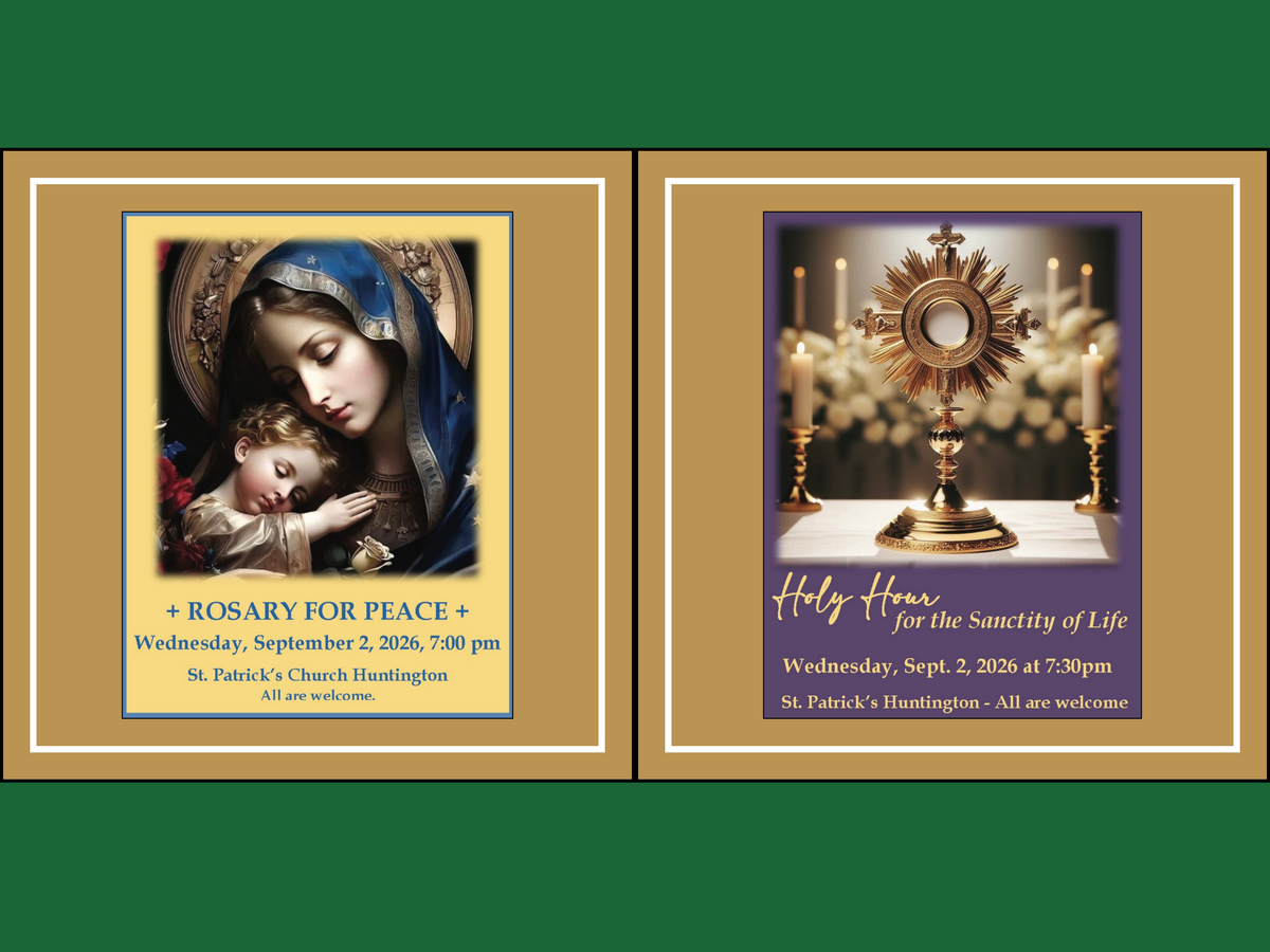Rosary For Peace/Holy Hour - Wednesday, September 2nd