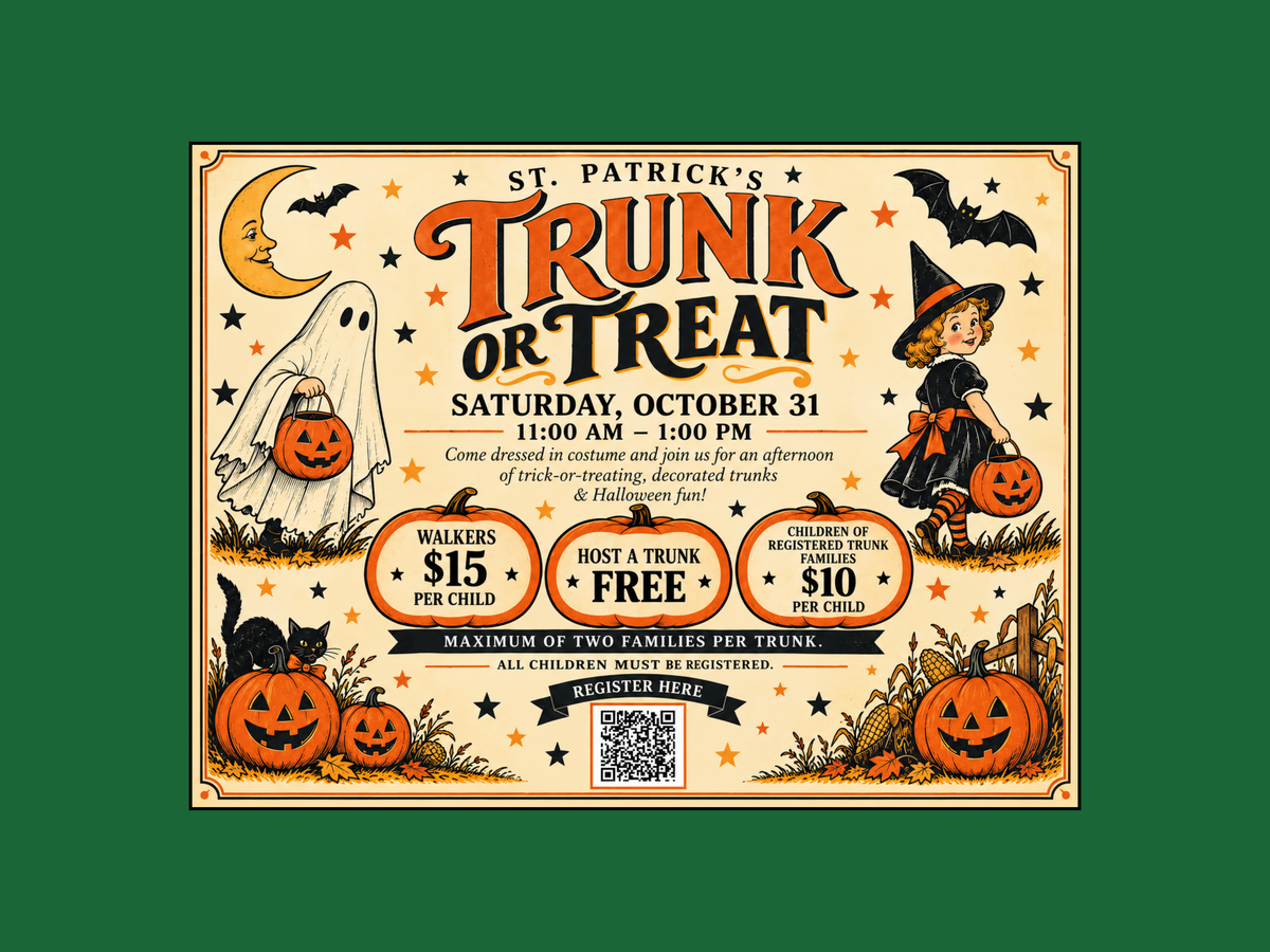 Trunk or Treat - Saturday, October 31st 11:00 am - 1:00 pm
