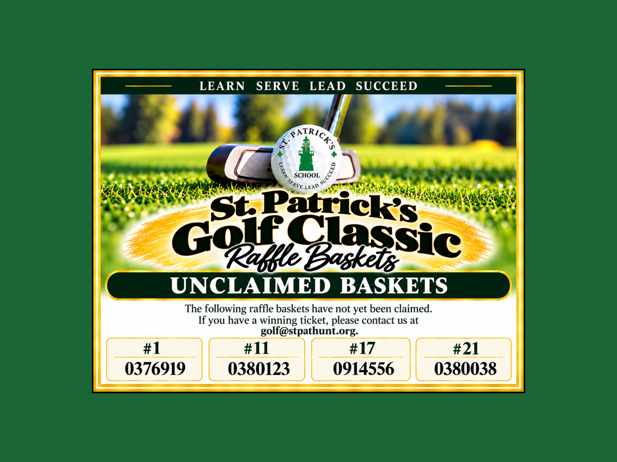 Golf Classic Unclaimed Baskets